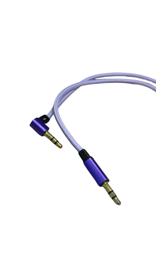 Cable de Audio AUX 3.5mm Plug Tipo L de 1 mt.